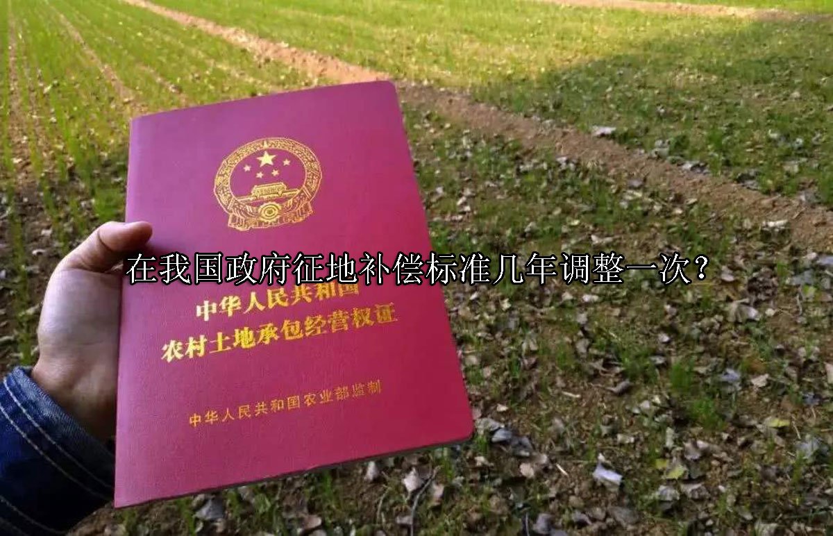 在我国政府征地补偿标准几年调整一次？