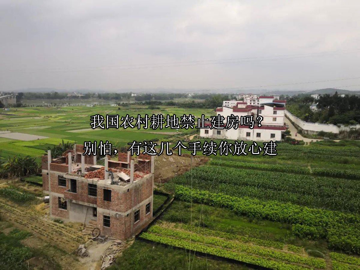 我国农村耕地禁止建房吗？别怕，有这几个手续你放心建