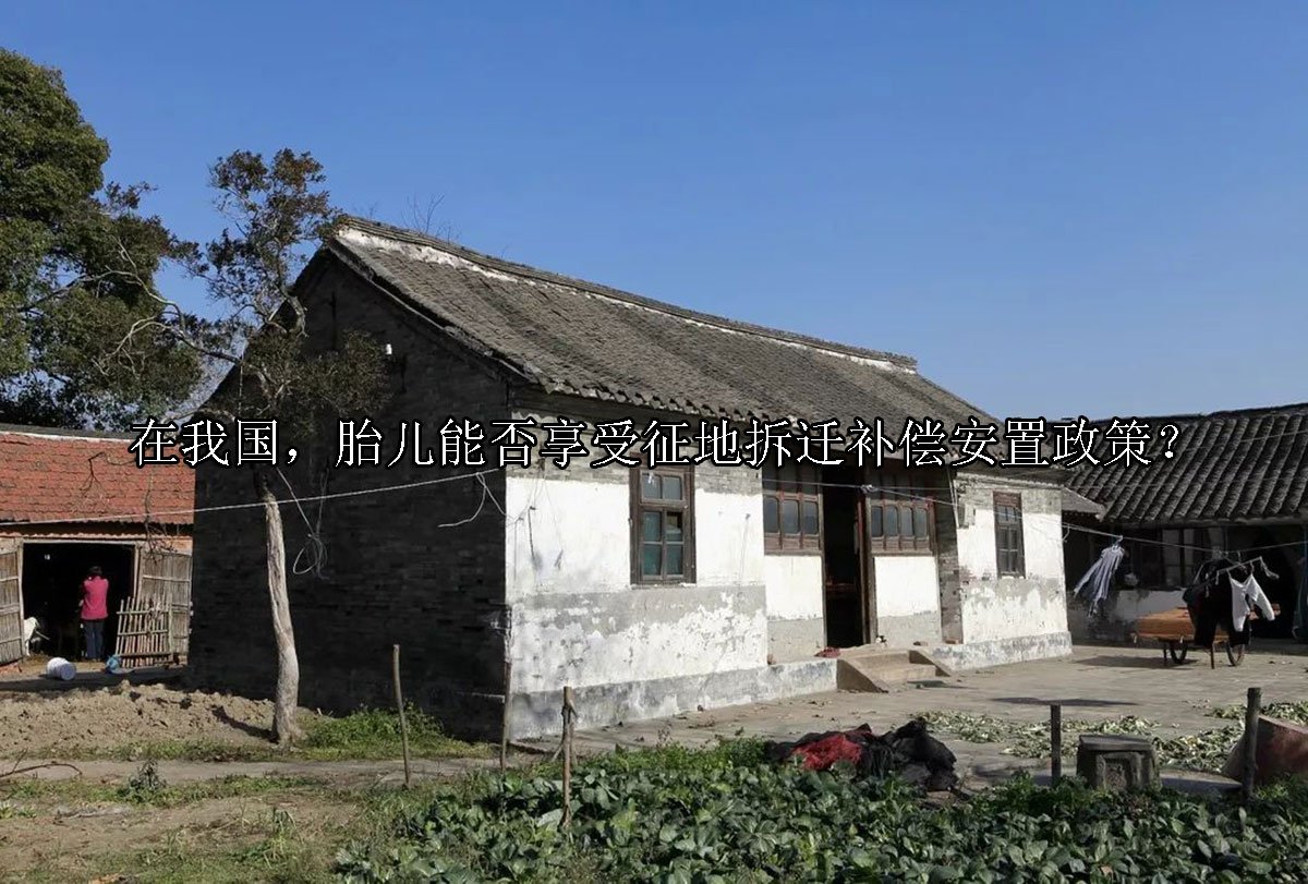 在我国，胎儿能否享受征地拆迁补偿安置政策？