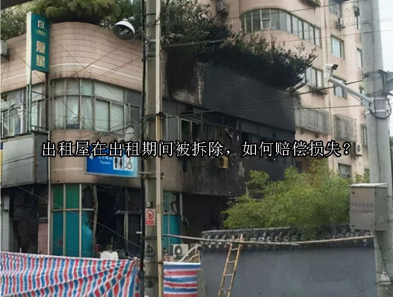 成都武侯区出租屋在出租期间被拆除，如何赔偿损失？