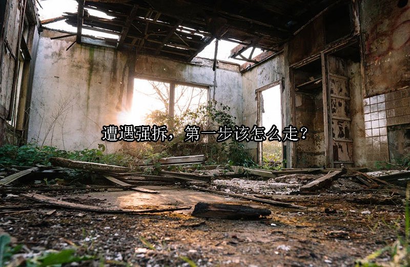 遭遇强拆，第一步该怎么走？