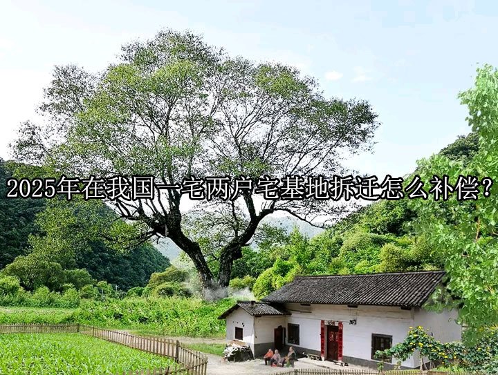 2025年在我国一宅两户宅基地拆迁怎么补偿？